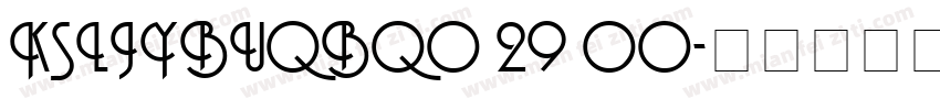 KSLJYBUQBQ0 29 00字体转换